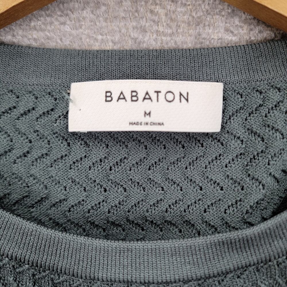BABATON ARITZIA POINTELLE CROP TOP, SIZE M - Picture 4 of 8